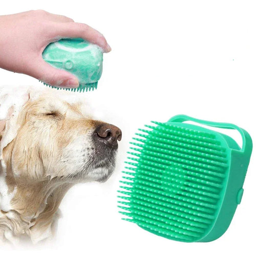 Brosse de massage et shampoing pour animaux
